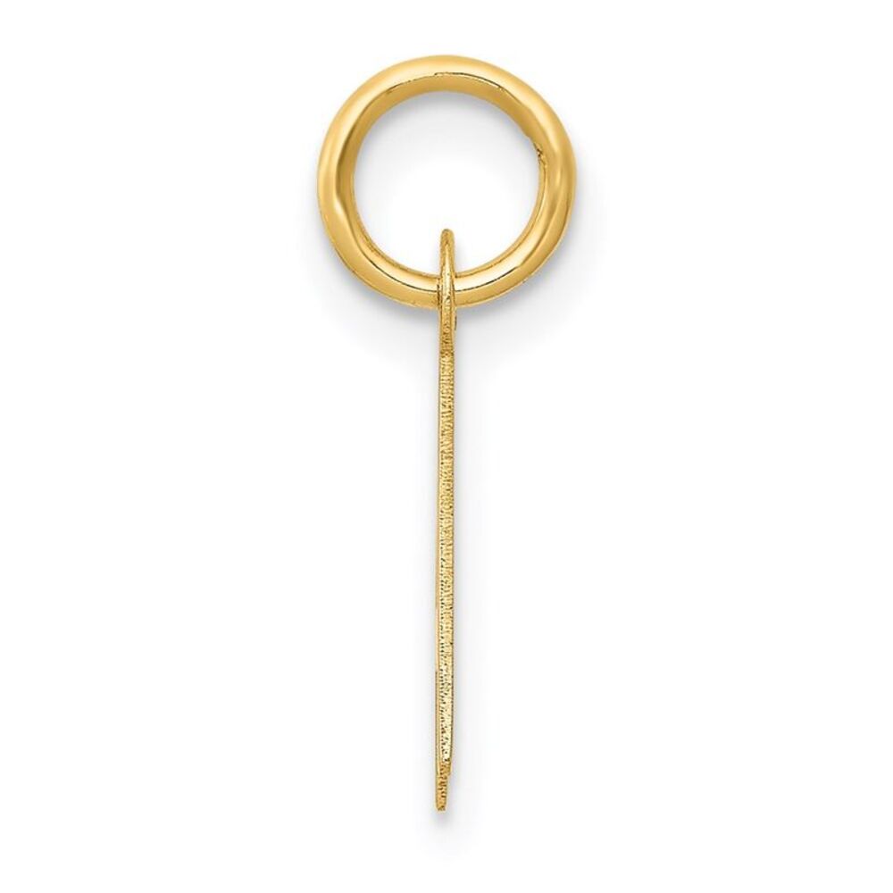 Kazi Luxury 14k Yellow Gold Small Slanted Block L… - image 2